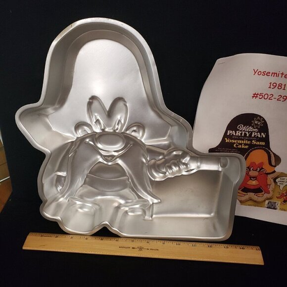 Wilton Cake Pan Yosemite Sam Looney Tunes Warner Brothers Color Instructions - Picture 4 of 9
